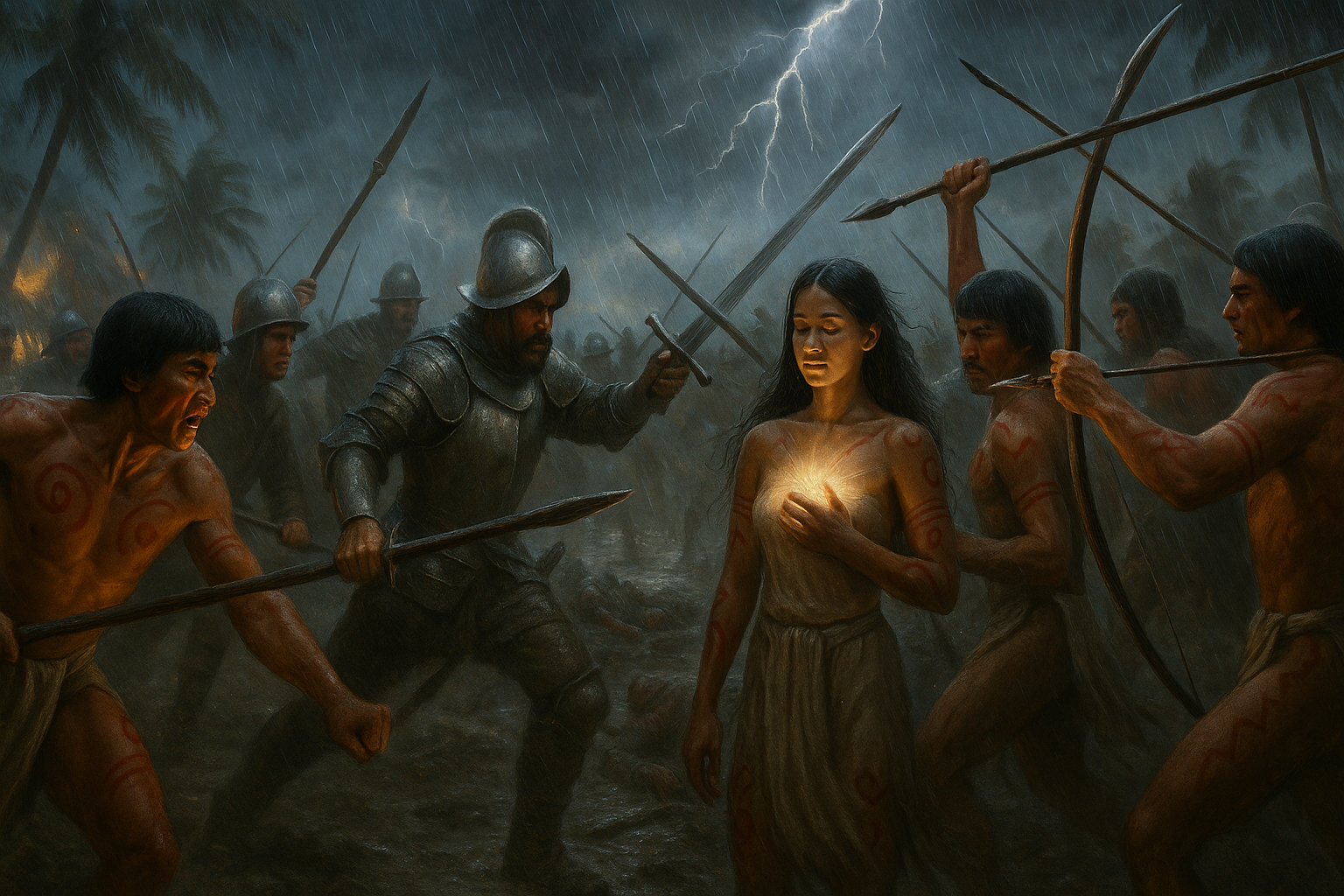 La batalla bajo la tormenta